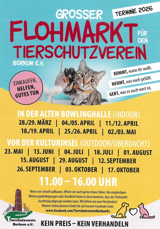 Flohmarkt 2026 - In der alten Bowlinghalle (indoor)